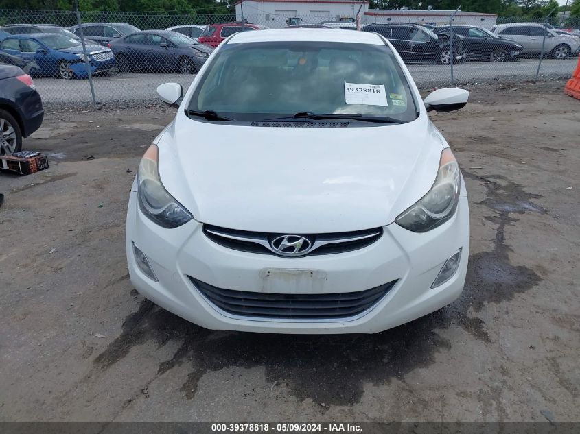 2013 Hyundai Elantra Gls VIN: 5NPDH4AE0DH407000 Lot: 39378818