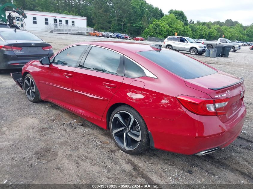 1HGCV2F38MA019036 2021 Honda Accord Sport 2.0T