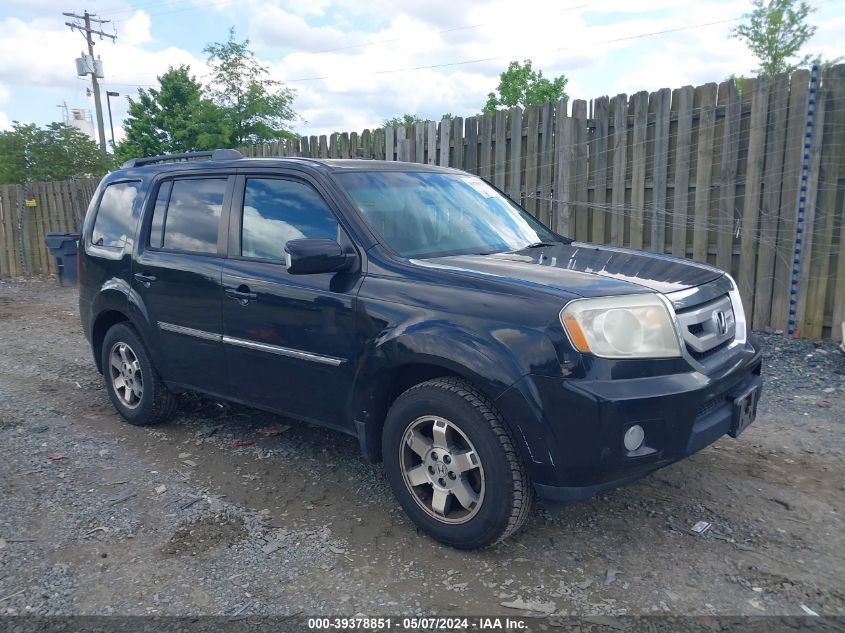 2011 Honda Pilot Touring VIN: 5FNYF4H91BB070817 Lot: 39378851