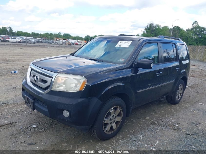 2011 Honda Pilot Touring VIN: 5FNYF4H91BB070817 Lot: 39378851