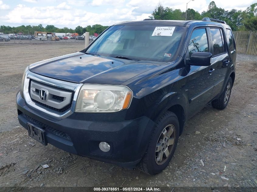 2011 Honda Pilot Touring VIN: 5FNYF4H91BB070817 Lot: 39378851