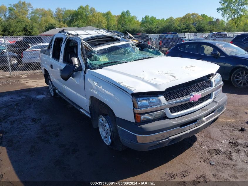 2004 Chevrolet Avalanche 1500 VIN: 3GNEK12T54G186978 Lot: 39378881