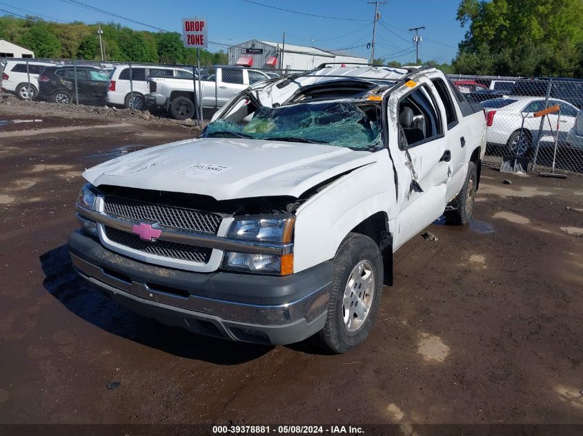 2004 Chevrolet Avalanche 1500 VIN: 3GNEK12T54G186978 Lot: 39378881