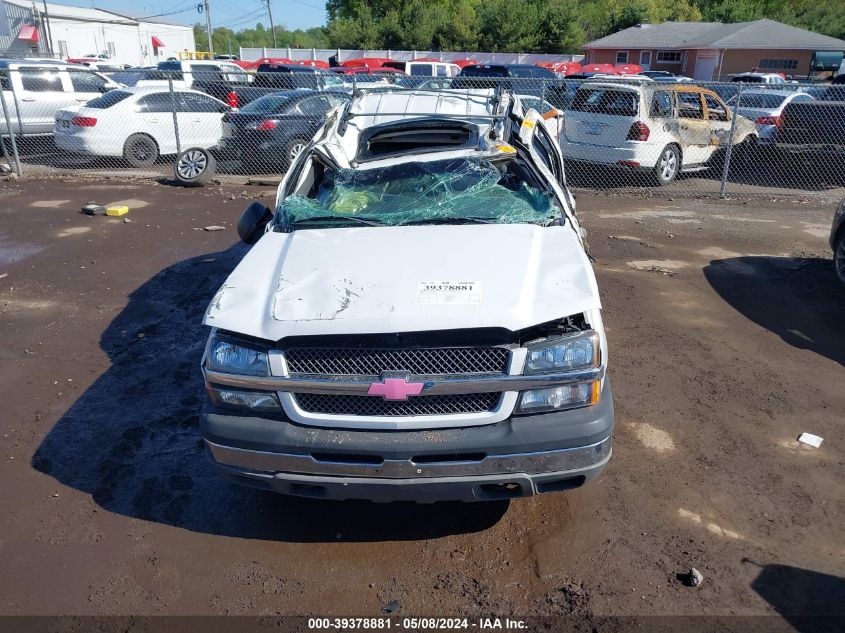 2004 Chevrolet Avalanche 1500 VIN: 3GNEK12T54G186978 Lot: 39378881