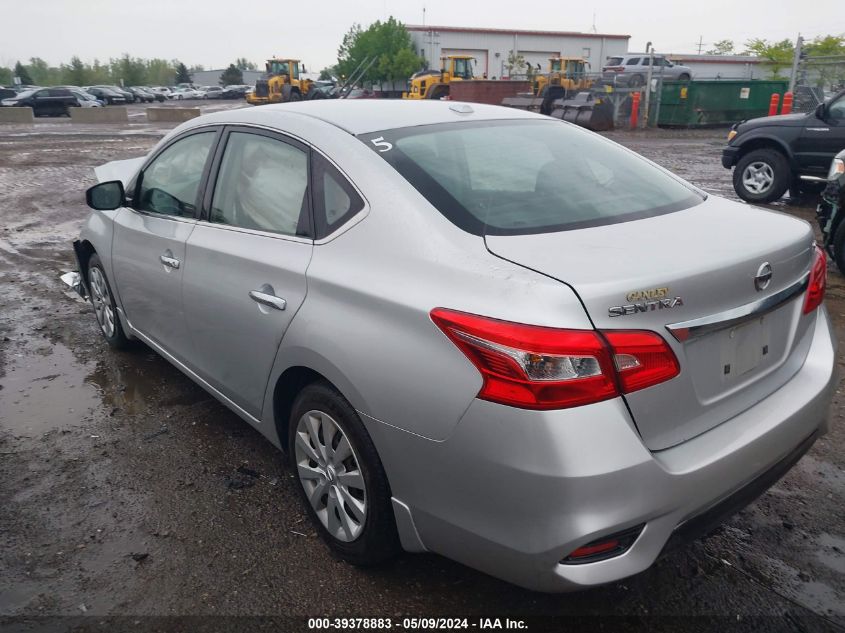 2016 Nissan Sentra Sv VIN: 3N1AB7AP7GY219706 Lot: 39378883