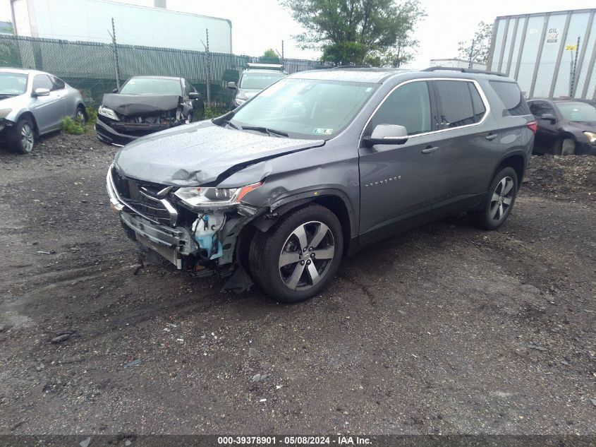 2021 Chevrolet Traverse Awd Lt Leather VIN: 1GNEVHKW7MJ208858 Lot: 39378901