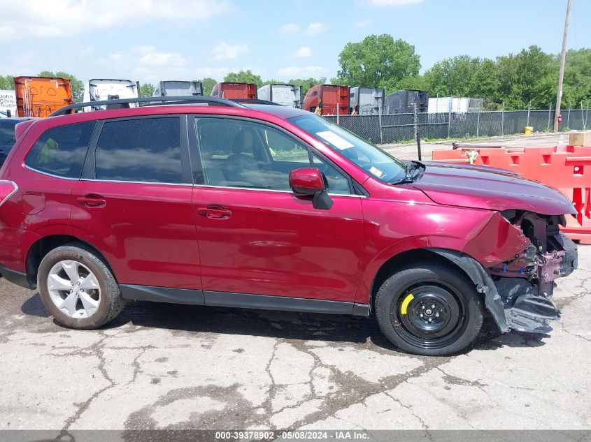 2015 Subaru Forester 2.5I Limited VIN: JF2SJAKC0FH833991 Lot: 39378902