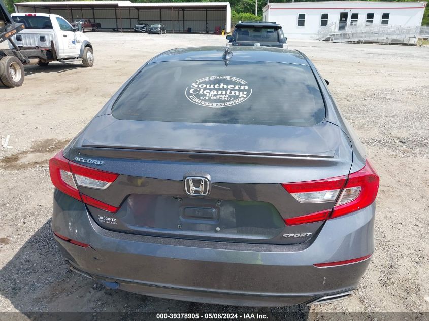 2020 Honda Accord Sport VIN: 1HGCV1F3XLA053343 Lot: 39378905