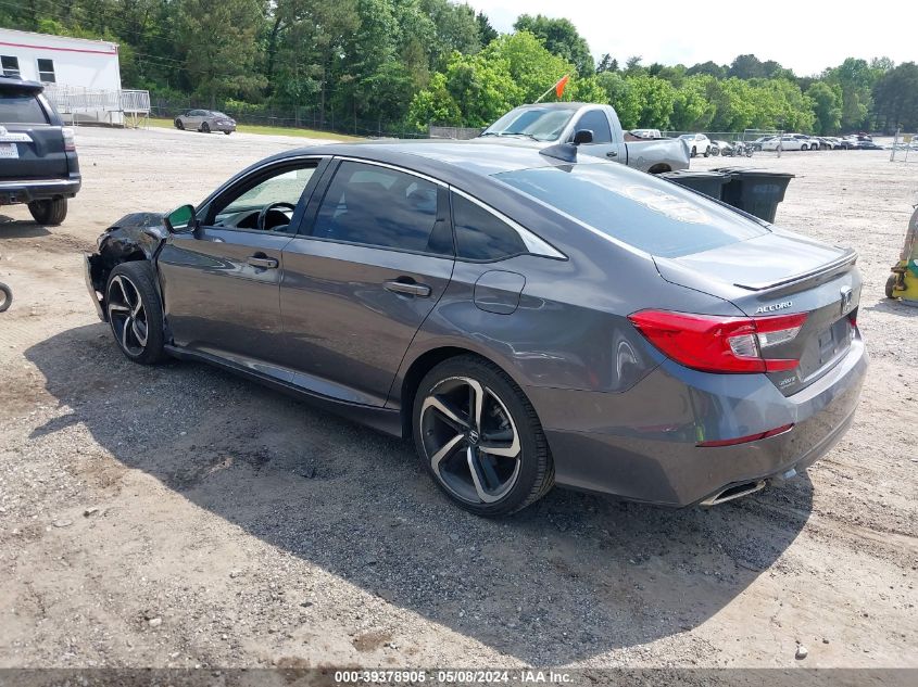 2020 Honda Accord Sport VIN: 1HGCV1F3XLA053343 Lot: 39378905