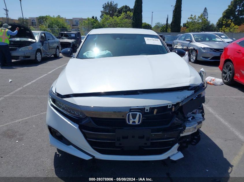 2022 Honda Accord Hybrid Sport VIN: 1HGCV3F25NA042529 Lot: 39378906