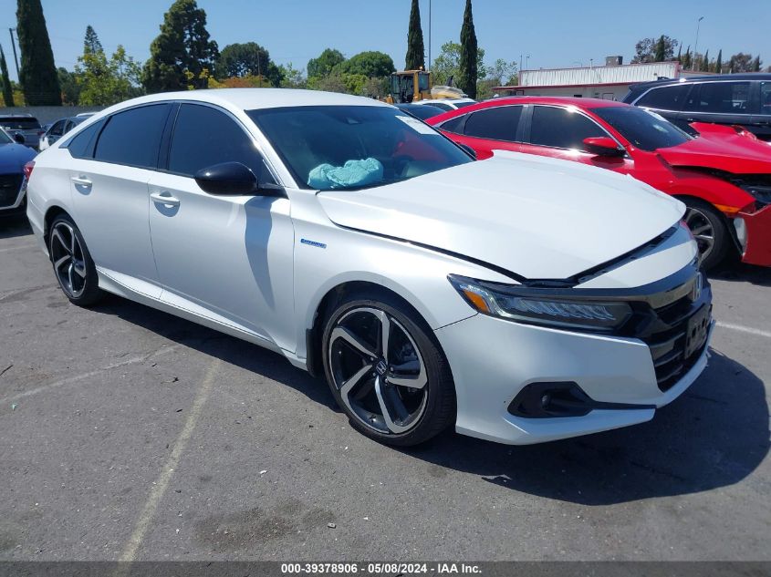 2022 Honda Accord Hybrid Sport VIN: 1HGCV3F25NA042529 Lot: 39378906