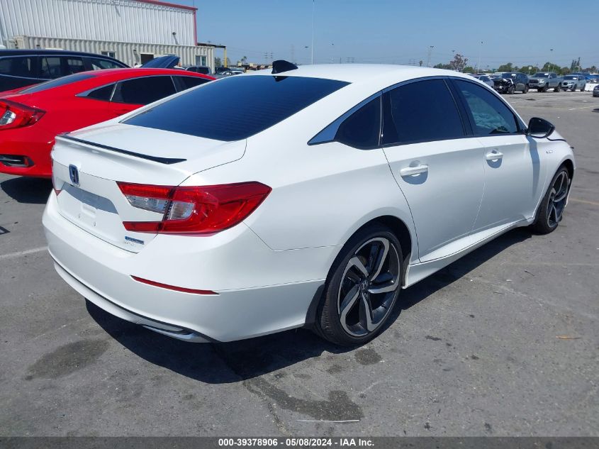 2022 Honda Accord Hybrid Sport VIN: 1HGCV3F25NA042529 Lot: 39378906