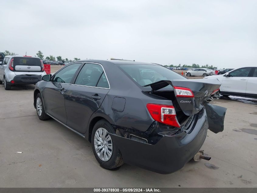 2012 Toyota Camry Le VIN: 4T4BF1FK3CR262602 Lot: 39378930