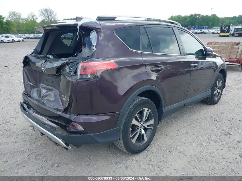 2016 Toyota Rav4 Xle VIN: 2T3RFREV0GW426954 Lot: 39378939