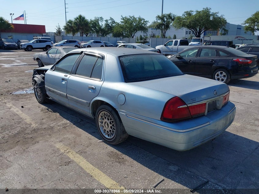 2001 Mercury Grand Marquis Gs VIN: 2MEFM74WX1X649182 Lot: 39378966