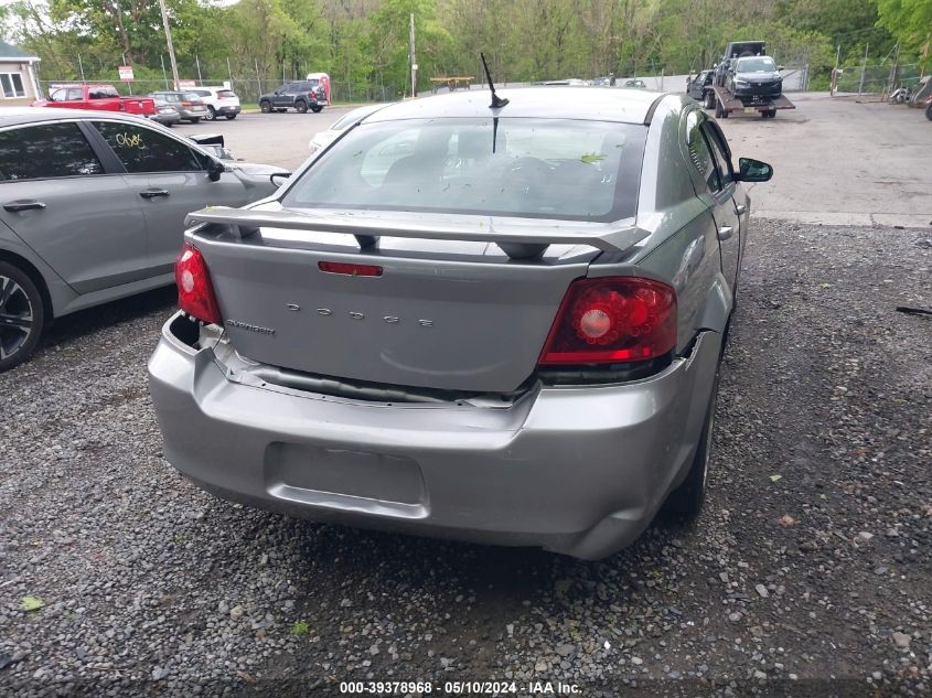 2013 Dodge Avenger Se V6 VIN: 1C3CDZAG2DN768643 Lot: 39378968