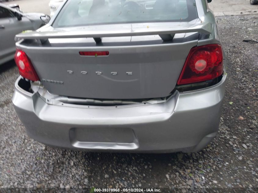 2013 Dodge Avenger Se V6 VIN: 1C3CDZAG2DN768643 Lot: 39378968