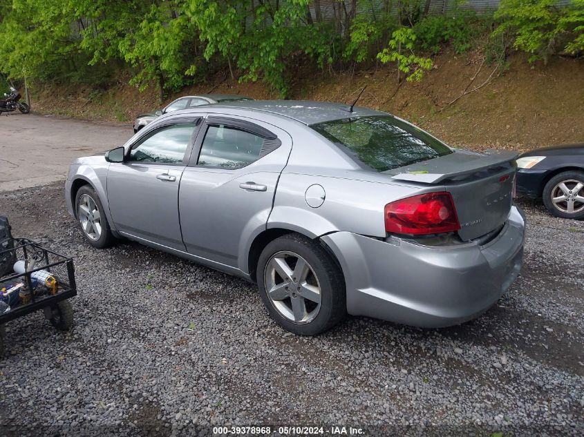 2013 Dodge Avenger Se V6 VIN: 1C3CDZAG2DN768643 Lot: 39378968