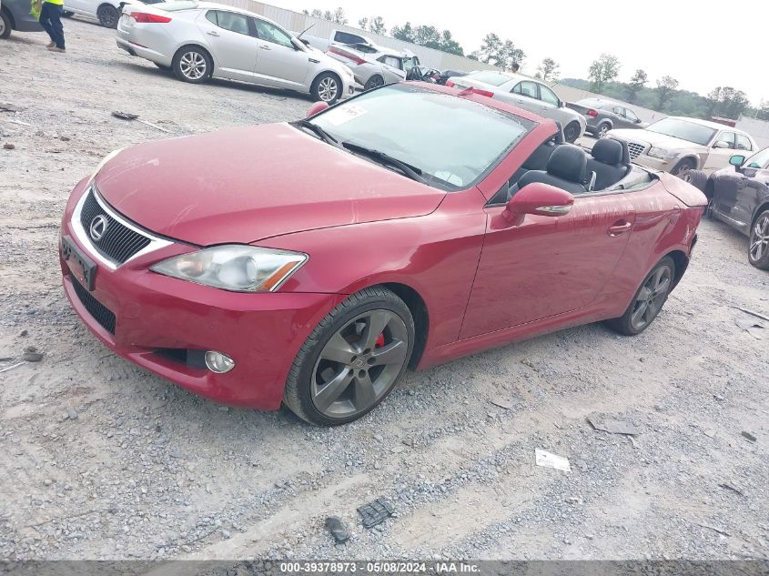 2010 Lexus Is 250C VIN: JTHFF2C21A2512789 Lot: 39378973