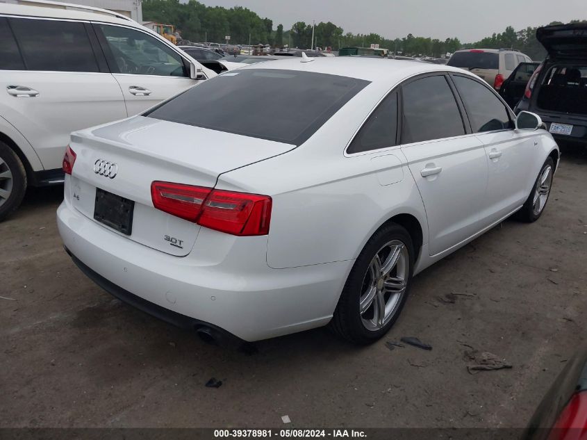 2012 Audi A6 3.0 Premium VIN: WAUBGAFC9CN004600 Lot: 39378981