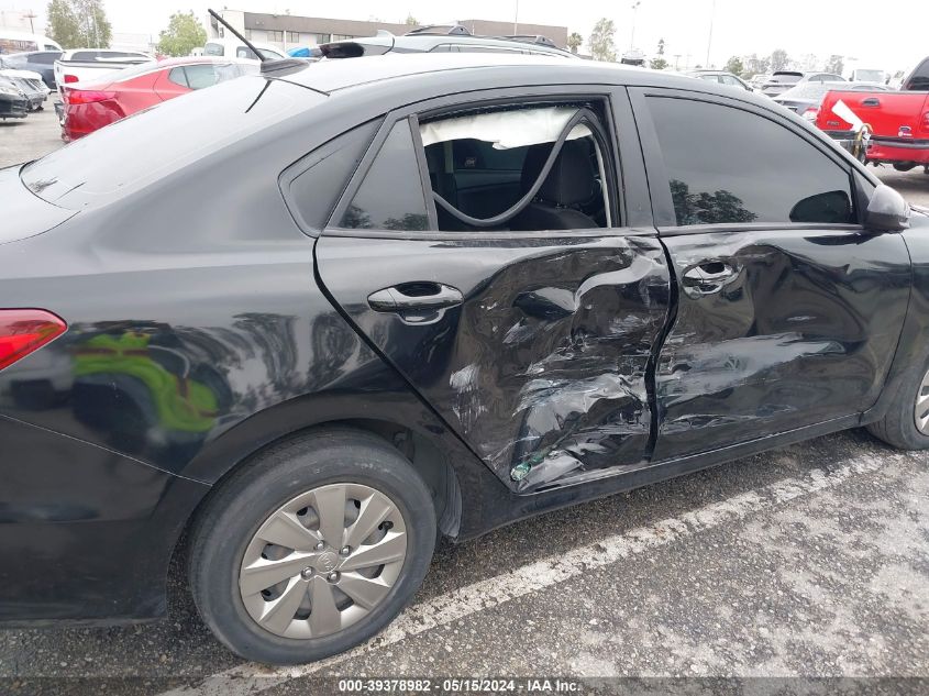 2020 Kia Rio S VIN: 3KPA24AD0LE321958 Lot: 39378982