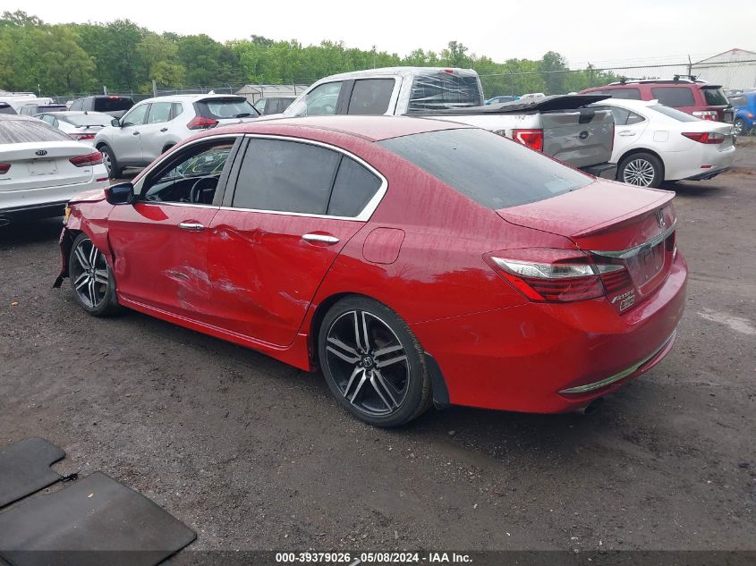 2016 Honda Accord Sport VIN: 1HGCR2F59GA176990 Lot: 39379026