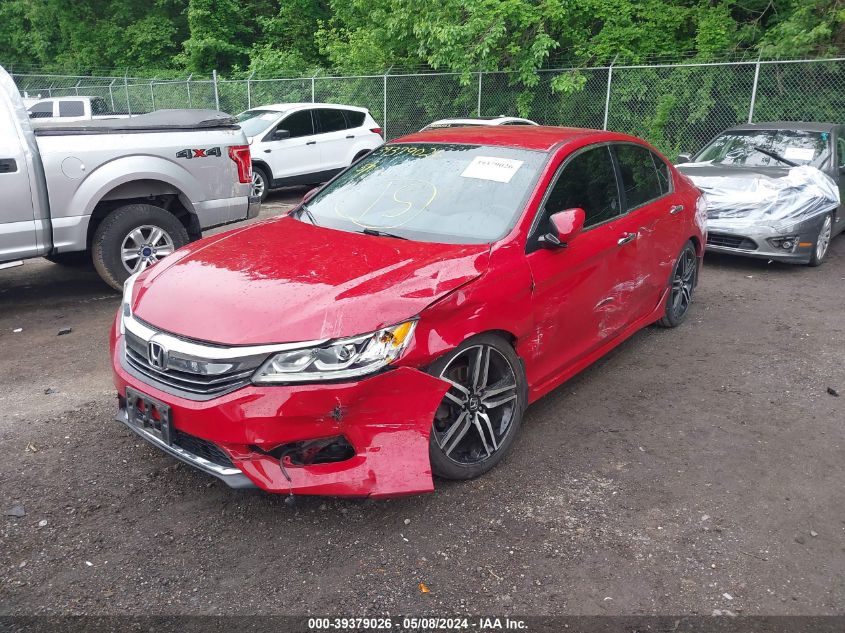 2016 Honda Accord Sport VIN: 1HGCR2F59GA176990 Lot: 39379026