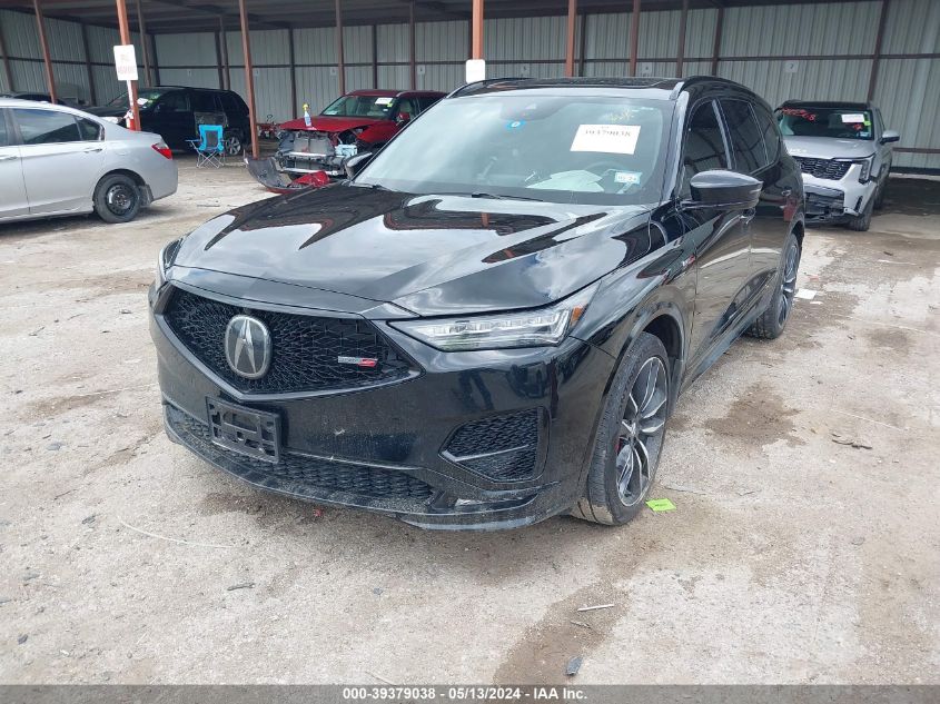 2022 Acura Mdx Type S Advance VIN: 5J8YD8H8XNL002846 Lot: 39379038