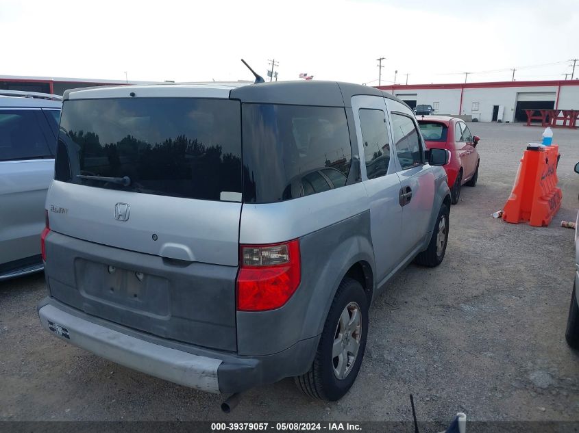 2003 Honda Element Ex VIN: 5J6YH18543L005586 Lot: 39379057