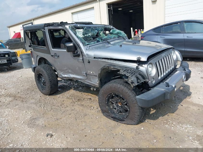 2018 Jeep Wrangler Jk Sahara 4X4 VIN: 1C4AJWBG1JL815628 Lot: 39379068