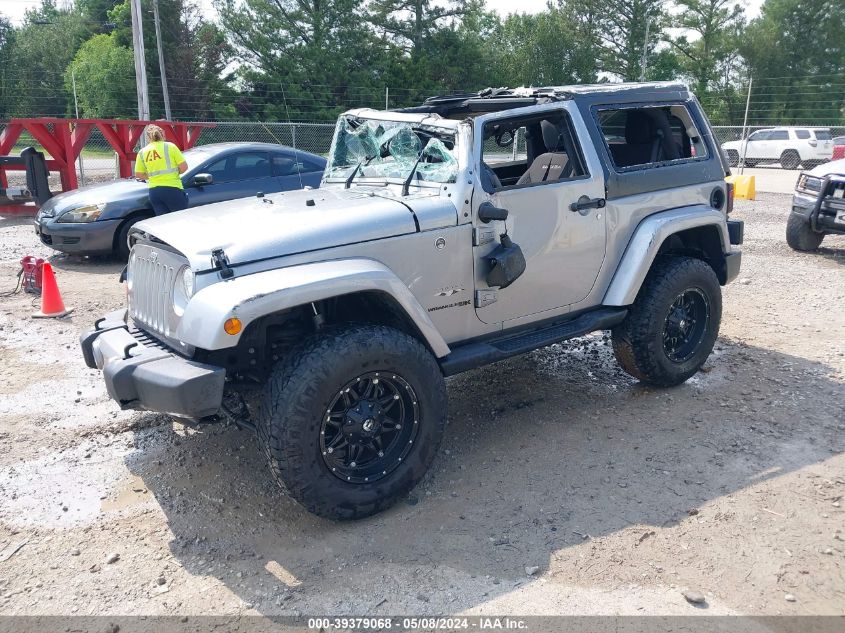 2018 Jeep Wrangler Jk Sahara 4X4 VIN: 1C4AJWBG1JL815628 Lot: 39379068