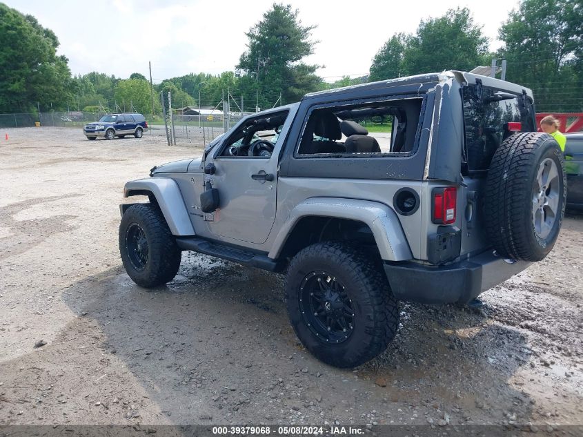 2018 Jeep Wrangler Jk Sahara 4X4 VIN: 1C4AJWBG1JL815628 Lot: 39379068