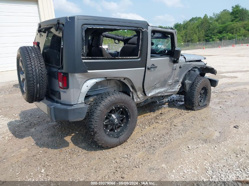 2018 Jeep Wrangler Jk Sahara 4X4 VIN: 1C4AJWBG1JL815628 Lot: 39379068