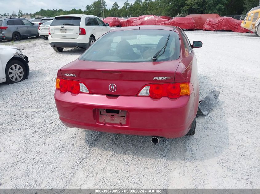 2002 Acura Rsx Type S VIN: JH4DC53032C001421 Lot: 39379092