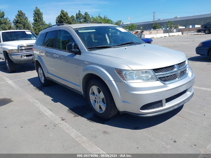 2013 Dodge Journey Se VIN: 3C4PDCAB1DT589329 Lot: 39379094