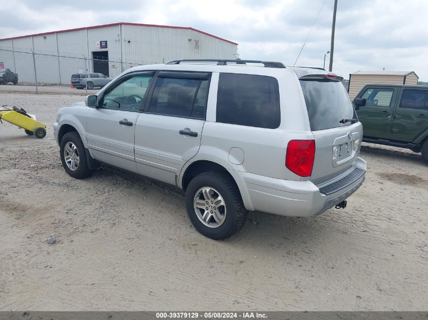 2004 Honda Pilot Ex-L VIN: 2HKYF18674H542267 Lot: 39379129