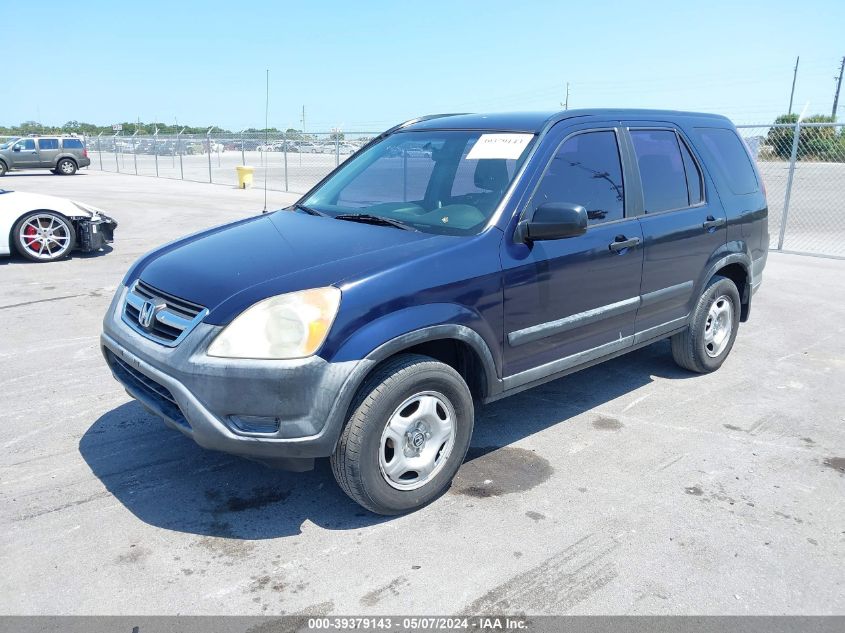 2003 Honda Cr-V Lx VIN: JHLRD68443C018710 Lot: 39379143