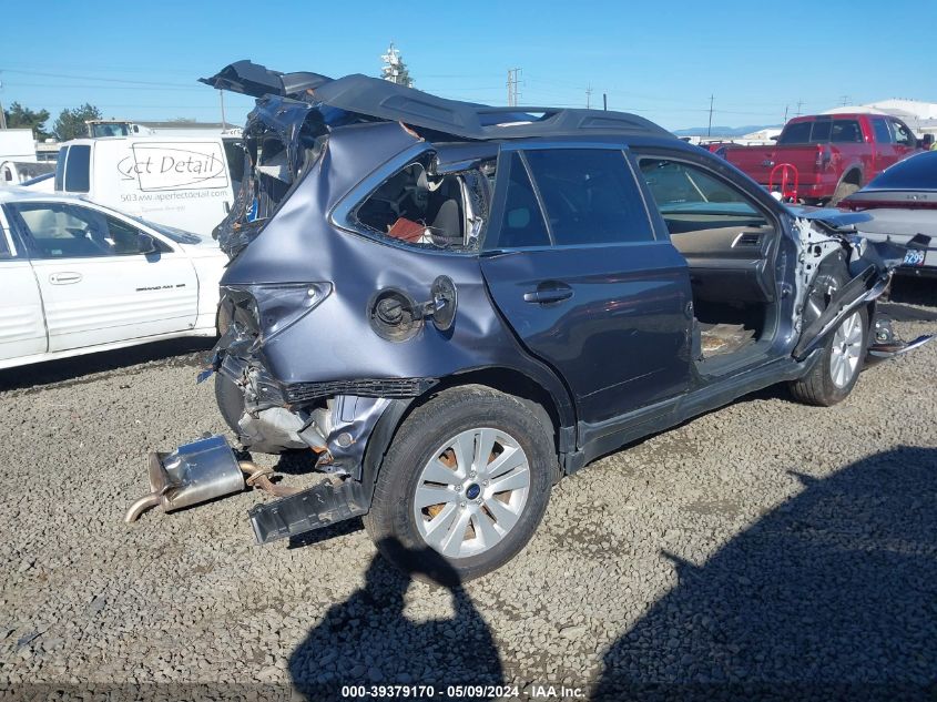 2016 Subaru Outback 2.5I Premium VIN: 4S4BSACCXG3353686 Lot: 39379170