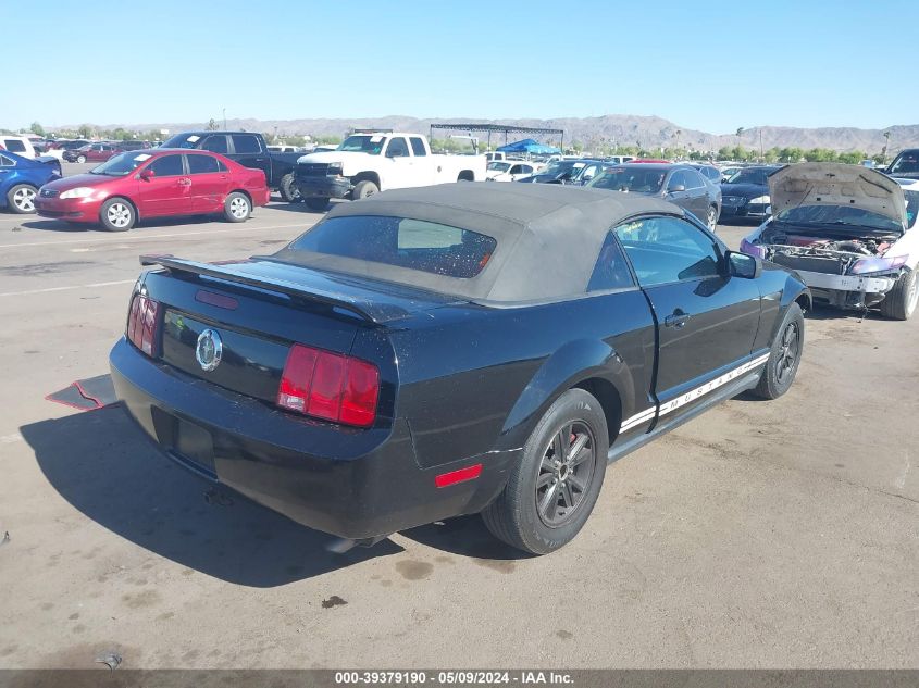 2005 Ford Mustang VIN: 1ZVFT84NX55221330 Lot: 39379190