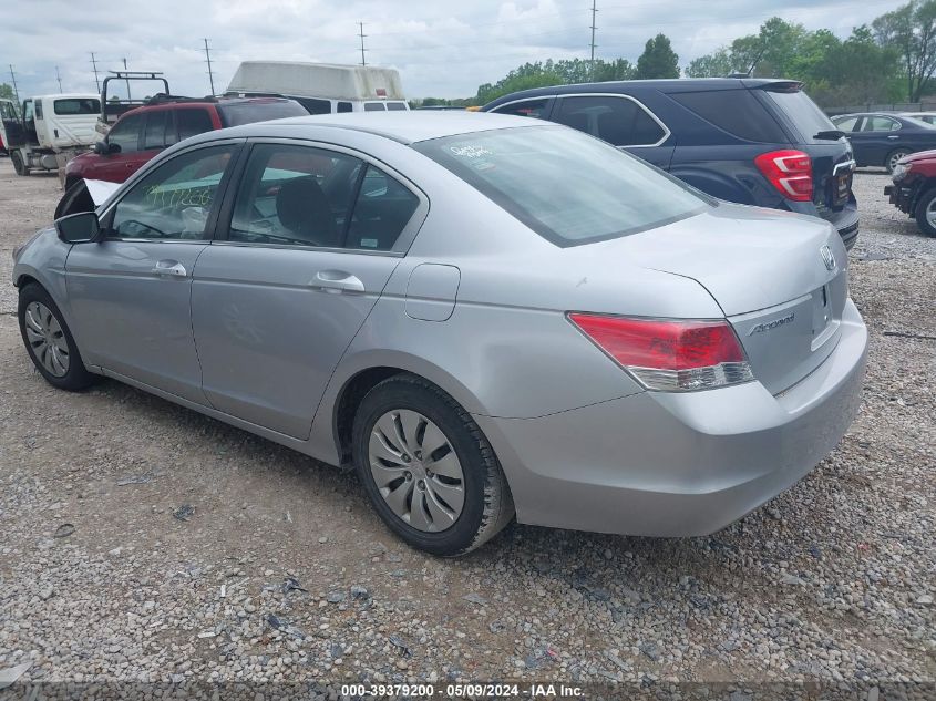 2008 Honda Accord 2.4 Lx VIN: 1HGCP25308A097697 Lot: 39379200