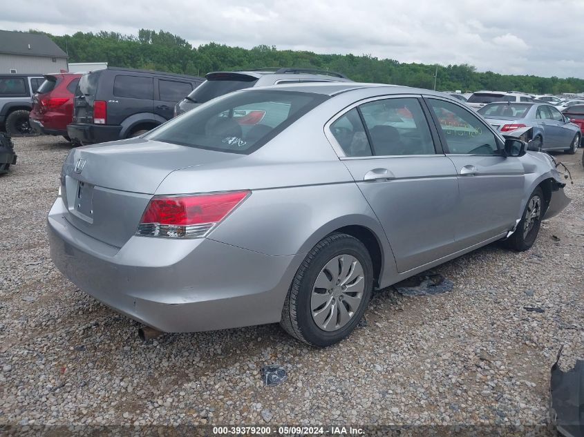 2008 Honda Accord 2.4 Lx VIN: 1HGCP25308A097697 Lot: 39379200