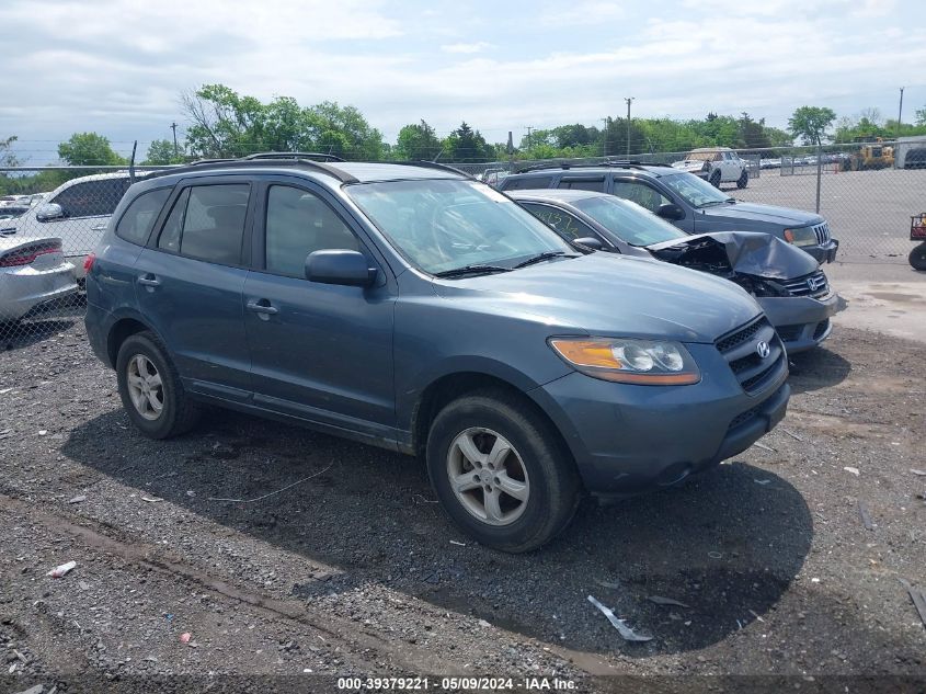 2008 Hyundai Santa Fe Gls VIN: 5NMSG13D58H187160 Lot: 39379221