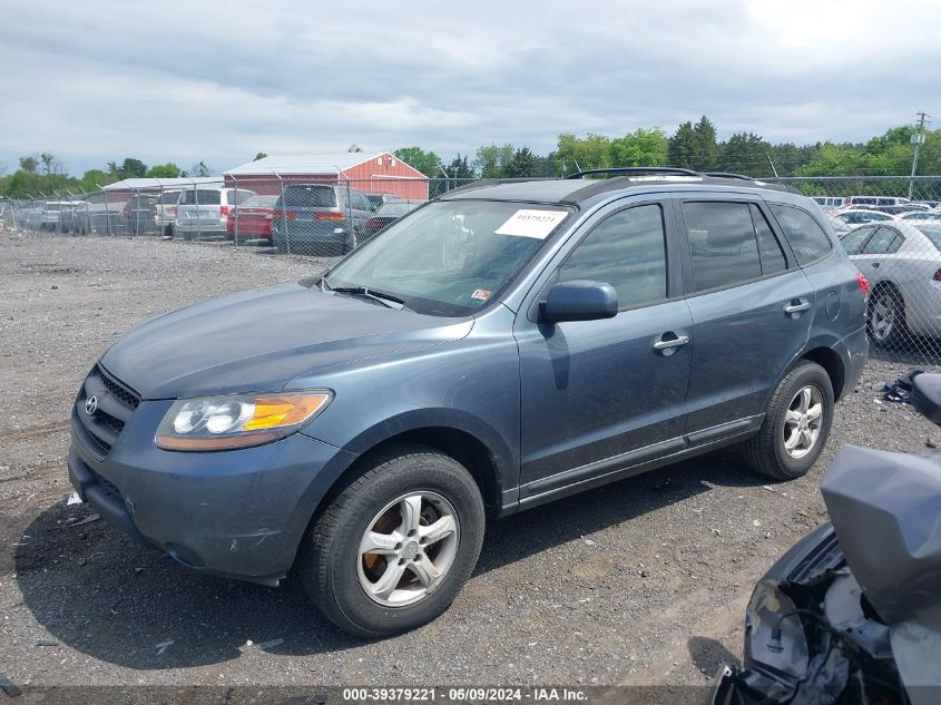 2008 Hyundai Santa Fe Gls VIN: 5NMSG13D58H187160 Lot: 39379221