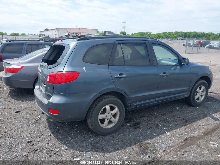 2008 Hyundai Santa Fe Gls VIN: 5NMSG13D58H187160 Lot: 39379221