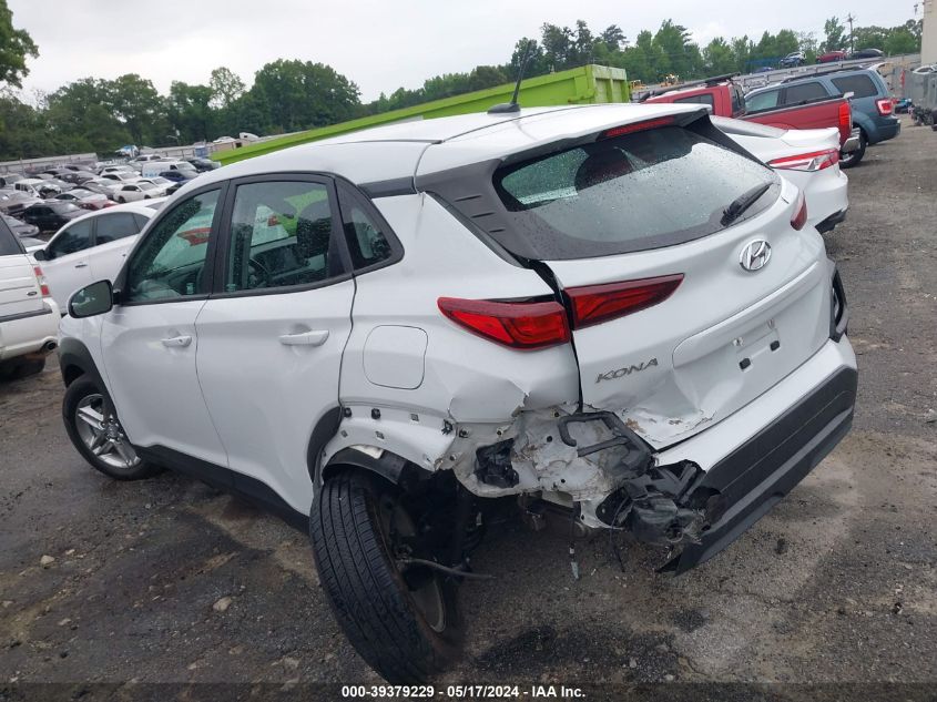 2021 Hyundai Kona Se VIN: KM8K12AA1MU663922 Lot: 39379229