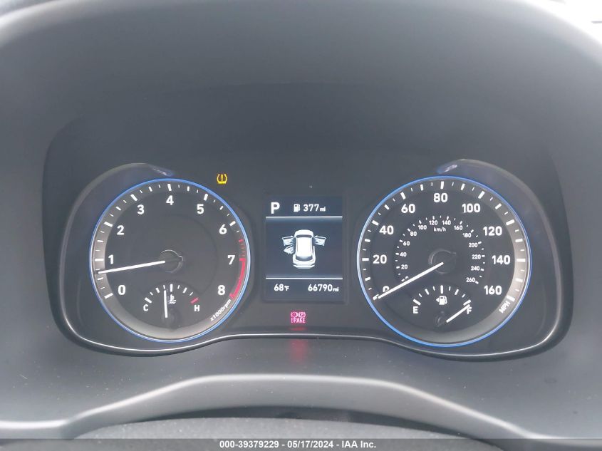 2021 Hyundai Kona Se VIN: KM8K12AA1MU663922 Lot: 39379229