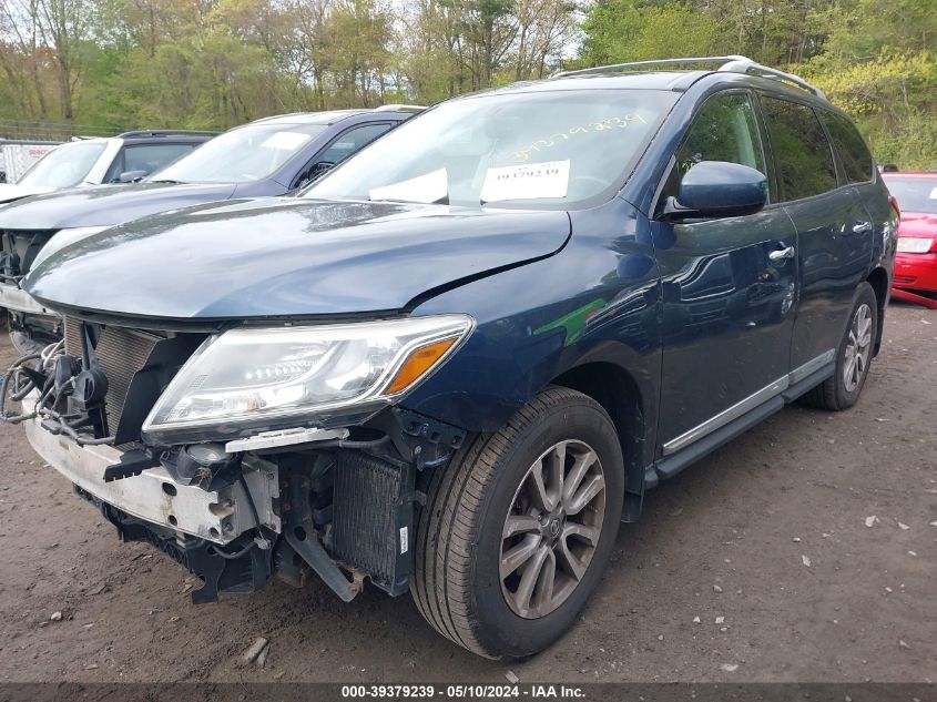 2014 Nissan Pathfinder Sl VIN: 5N1AR2MMXEC681806 Lot: 39379239