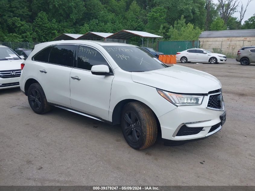 2018 Acura Mdx VIN: 5J8YD4H39JL000089 Lot: 39379247