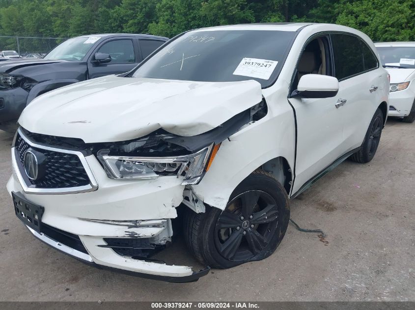 2018 Acura Mdx VIN: 5J8YD4H39JL000089 Lot: 39379247