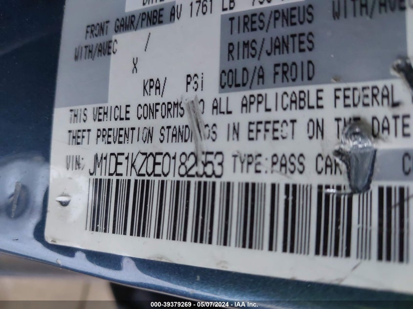 2014 MAZDA MAZDA2 SPORT - JM1DE1KZ0E0182553
